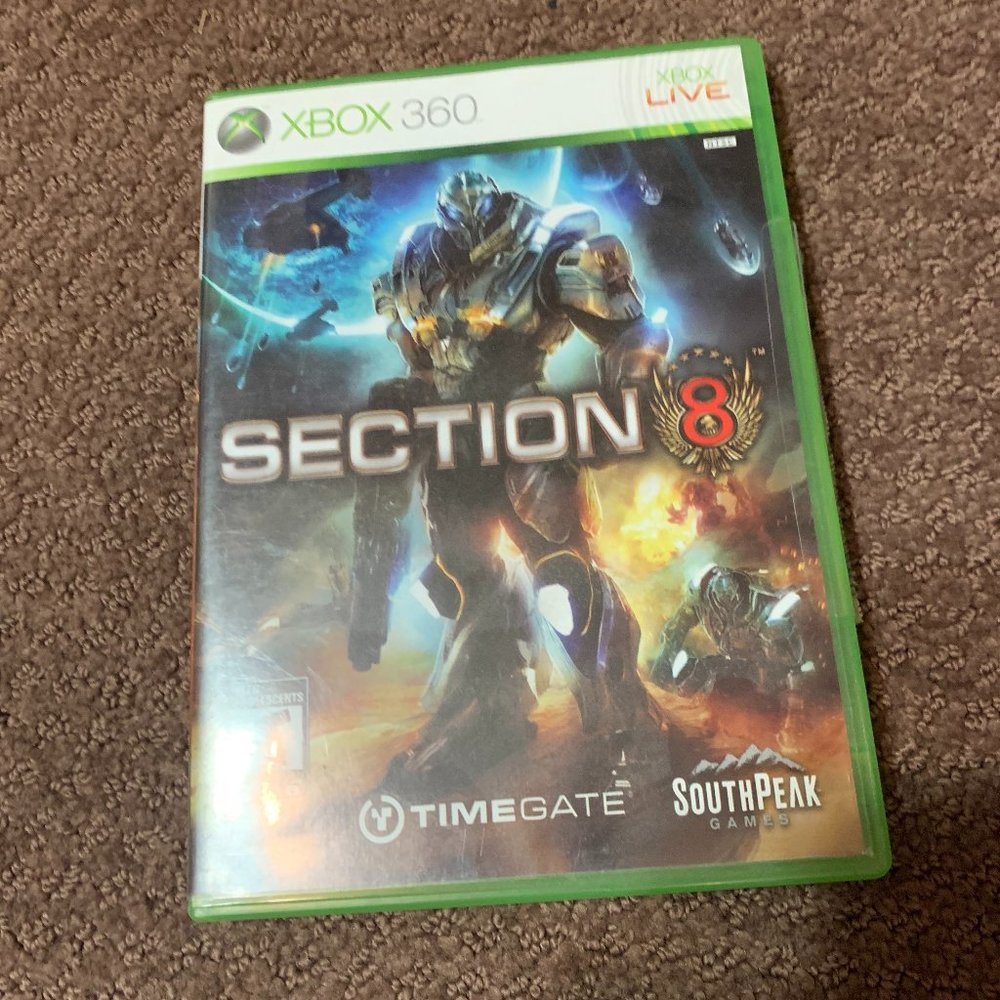 Section 8 Xbox 360 game (3 for $20)